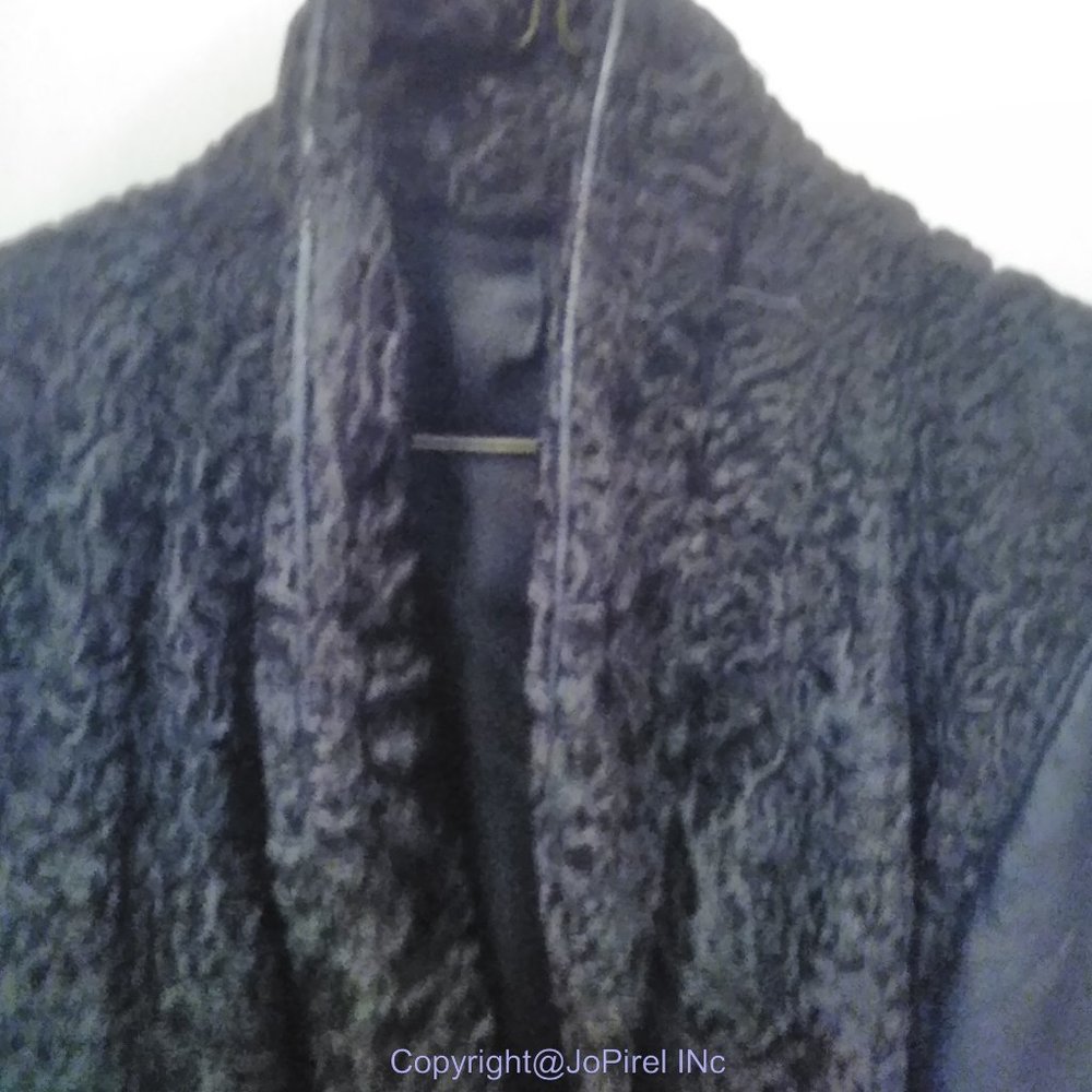 Vintage Black Greta Garbo Sculptured Soft Jacket
